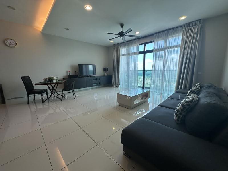 Kediaman Servis untuk Dijual di Sky Loft Premium Suites - Wong Chuan Wei - Living Room - PropertyGuru.com.my
