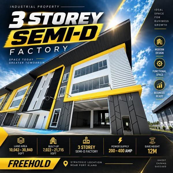 Kilang Berkembar untuk Dijual di Kampung Teluk Mengkuang (Telok Panglima Garang) - Joanne Tan - Exterior - PropertyGuru.com.my