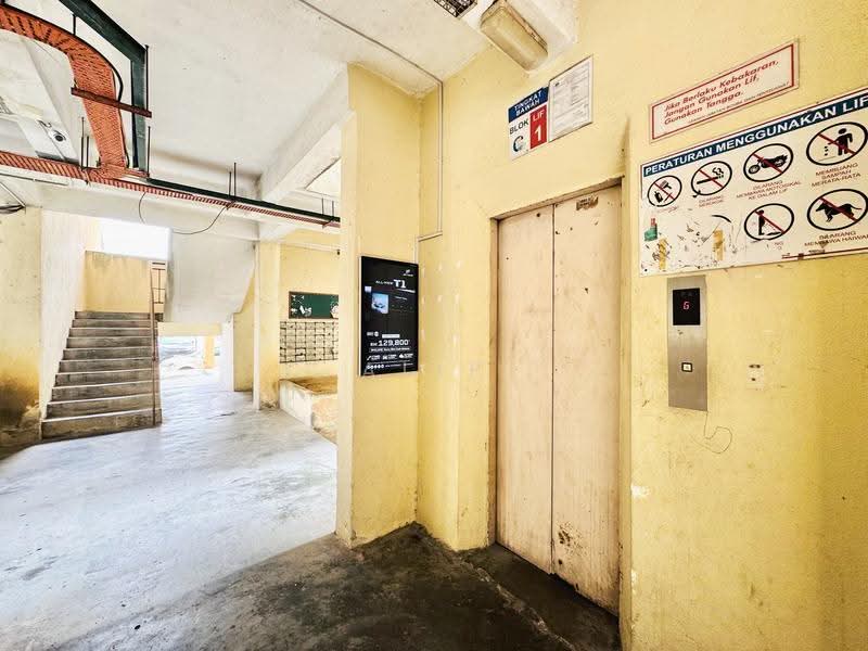 Apartment for Sale at Pangsapuri Carlina - Alif Saad - Corridor - PropertyGuru.com.my