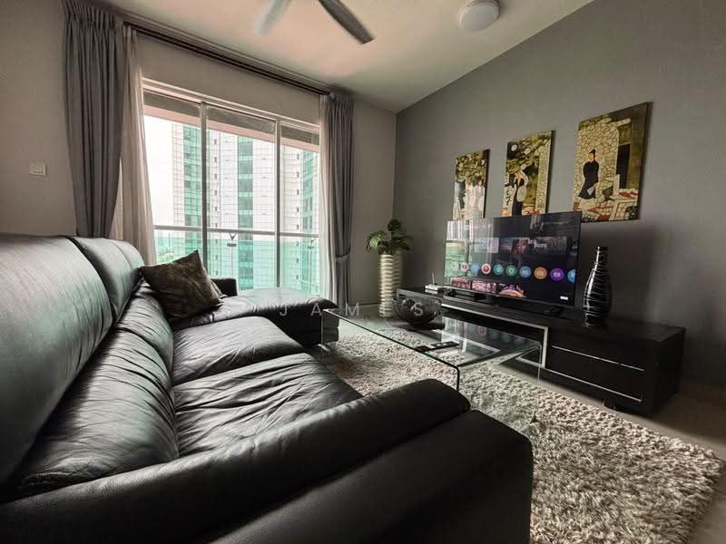 Service Residence for Rent at Solaris Dutamas - James Eng - Living Room - PropertyGuru.com.my