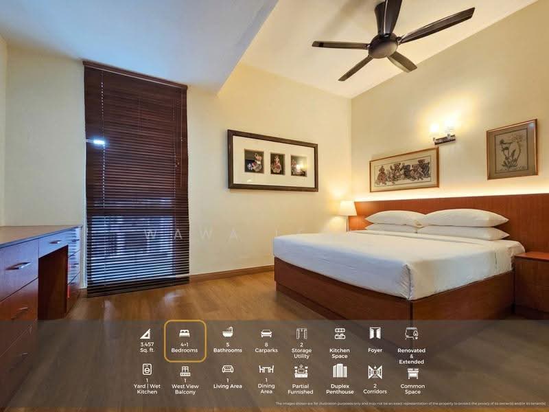 Kediaman Servis untuk Dijual di Perdana View Boutique - Wawa Leong - Bedroom - PropertyGuru.com.my