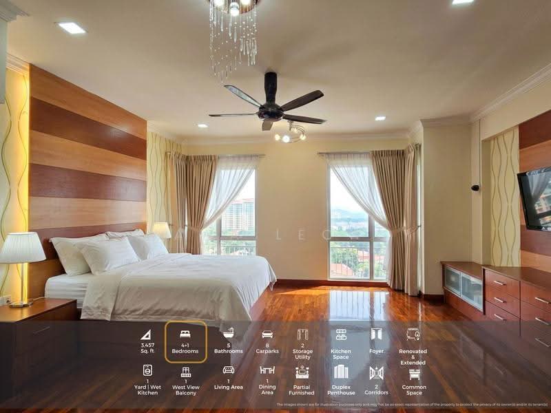 Kediaman Servis untuk Dijual di Perdana View Boutique - Wawa Leong - Bedroom - PropertyGuru.com.my