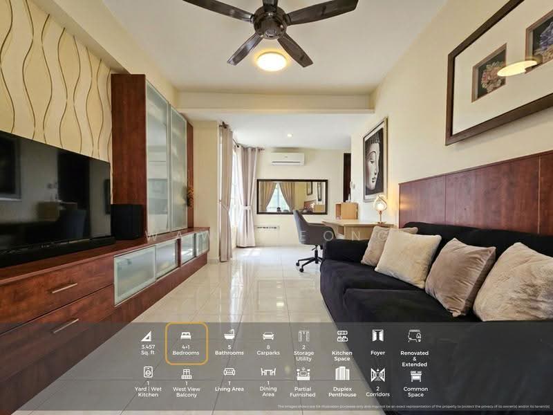 Kediaman Servis untuk Dijual di Perdana View Boutique - Wawa Leong - Living Room - PropertyGuru.com.my