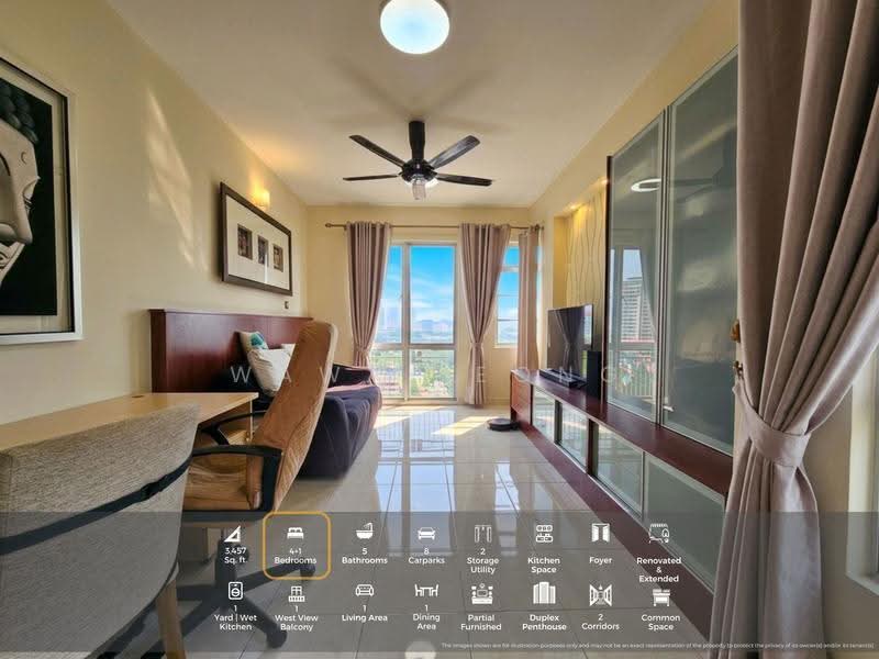 Kediaman Servis untuk Dijual di Perdana View Boutique - Wawa Leong - Bedrooms - PropertyGuru.com.my