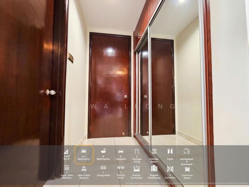 Kediaman Servis untuk Dijual di Perdana View Boutique - Wawa Leong - Corridor - PropertyGuru.com.my