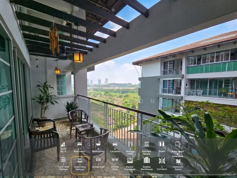 Kediaman Servis untuk Dijual di Perdana View Boutique - Wawa Leong - Balcony - PropertyGuru.com.my