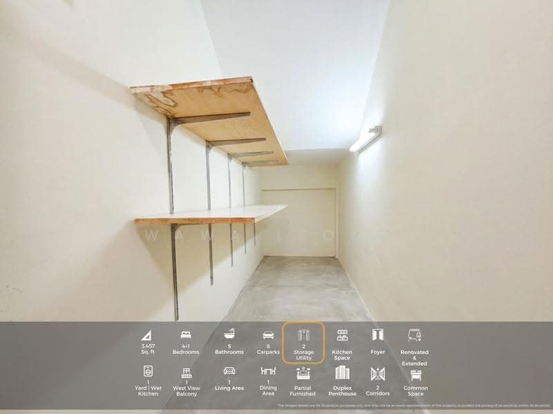 Kediaman Servis untuk Dijual di Perdana View Boutique - Wawa Leong - Corridor - PropertyGuru.com.my