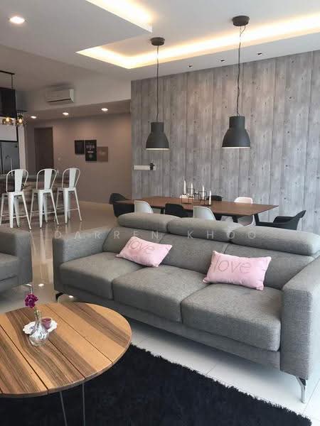 Kediaman Servis untuk Disewa di Uptown Residences - Darren Khoo - Living Room - PropertyGuru.com.my