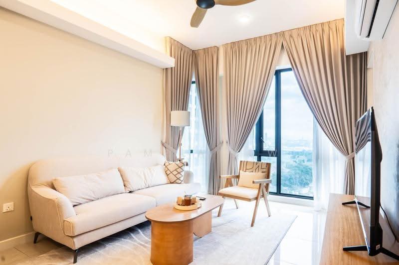 Kediaman Servis untuk Disewa di The Sentral Suites - Pamela Low - Living Room - PropertyGuru.com.my