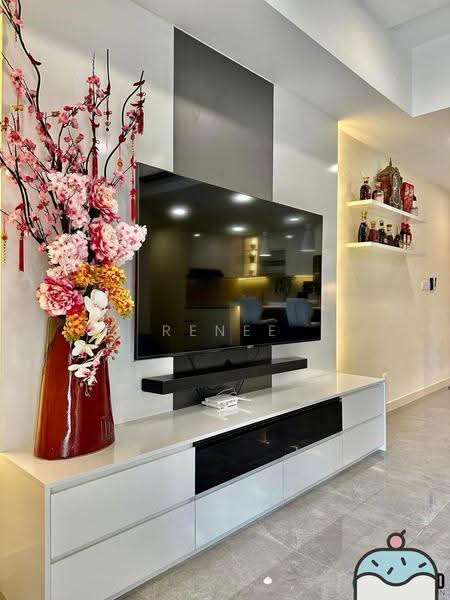 Service Residence for Rent at Ooak Serviced Apartments @ Kiara 163 - Renee Chin - Living Room - PropertyGuru.com.my