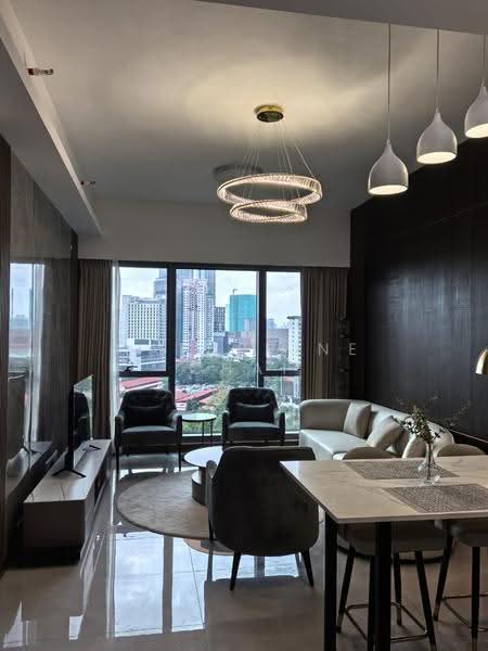 Kediaman Servis untuk Dijual di Core Residence @ TRX - Catherine Chai - Living Room - PropertyGuru.com.my