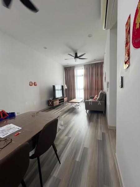 Service Residence for Sale at Paradigm Residence - Ke Xin Chan - Living Room - PropertyGuru.com.my