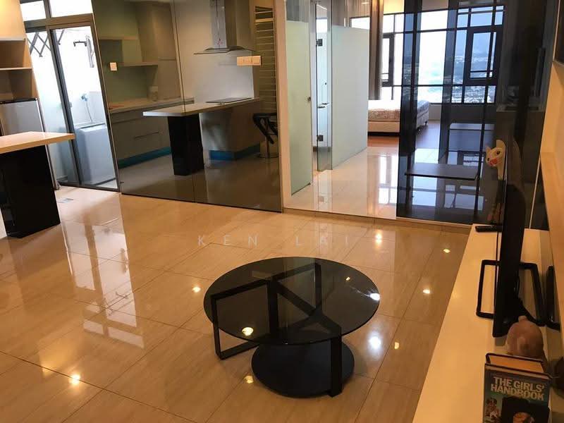 Kediaman Servis untuk Dijual di Eve Suite / NZX Square - Ken Lai - Living Room - PropertyGuru.com.my