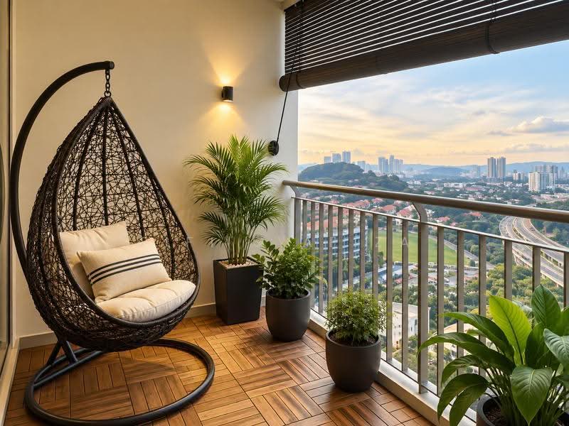 Condominium for Sale at Riana Green East - Fifi Syafiza - Balcony - PropertyGuru.com.my