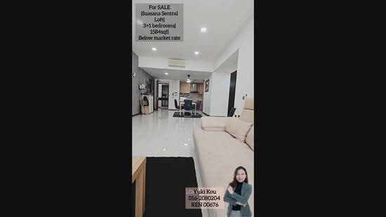 Condominium for Sale at Suasana Sentral Loft - Yuki Kou - PropertyGuru.com.my
