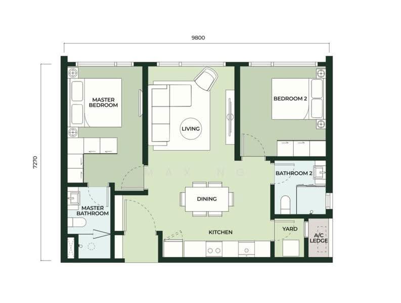 Service Residence for Rent at Edelweiss @ Tropicana Gardens - Max Ng - PropertyGuru.com.my