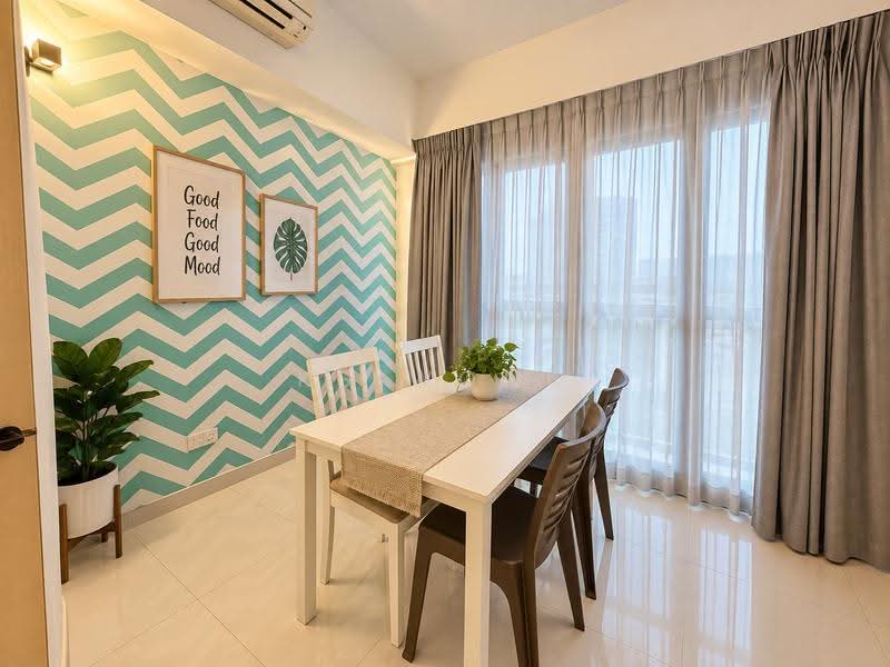 Kediaman Servis untuk Disewa di Regalia Residence - KS Wong - Dining Room - PropertyGuru.com.my