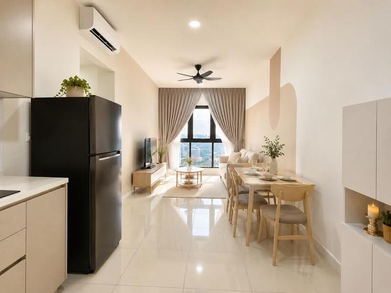 Service Residence for Rent at Aster Hill - Henry Chew - Living Room - PropertyGuru.com.my