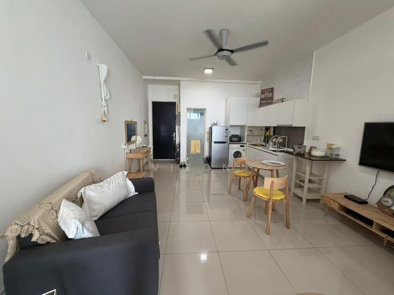 Service Residence for Sale at Twin Galaxy (Dwi Galaksi) - Vison Foo - Living Room - PropertyGuru.com.my