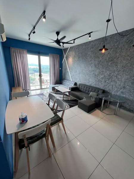 Service Residence for Rent at Greenz (Residensi Flora) @ One South - Janet Au - Living Room - PropertyGuru.com.my