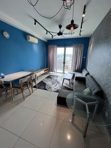 Service Residence for Rent at Greenz (Residensi Flora) @ One South - Janet Au - Living Room - PropertyGuru.com.my