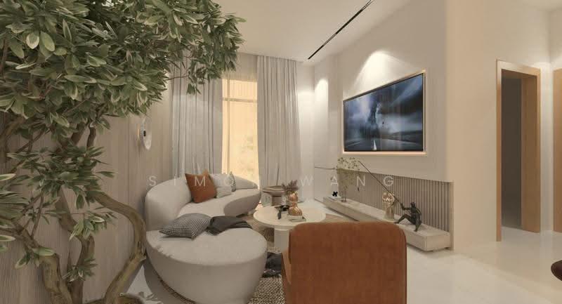 Kediaman Servis untuk Dijual di Paragon Gateway - Simon Wang - Living Room - PropertyGuru.com.my