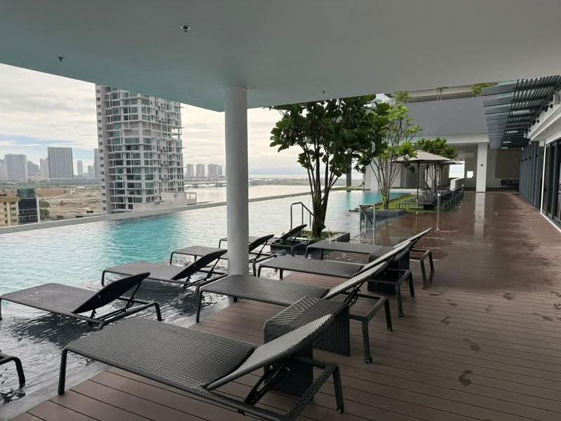 Kediaman Servis untuk Dijual di Marriott Residence @ Gurney - V. Goh - Pool - PropertyGuru.com.my