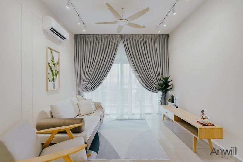 Kondominium untuk Dijual di Par 3 Condo & Condo Villa - Eunice Kerk - Living Room - PropertyGuru.com.my