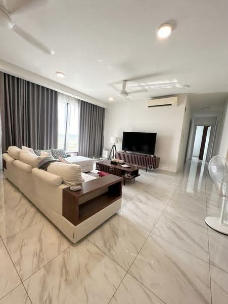 Kondominium untuk Disewa di South Brooks - Lucas Toh - Living Room - PropertyGuru.com.my