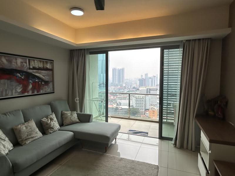 Service Residence for Sale at Suasana Bukit Ceylon / Raja Chulan Residences - Cathrine Lin - Living Room - PropertyGuru.com.my