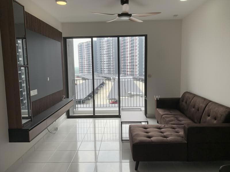 Kediaman Servis untuk Disewa di E'Island Lake Haven - Zeckry Saw - Living Room - PropertyGuru.com.my