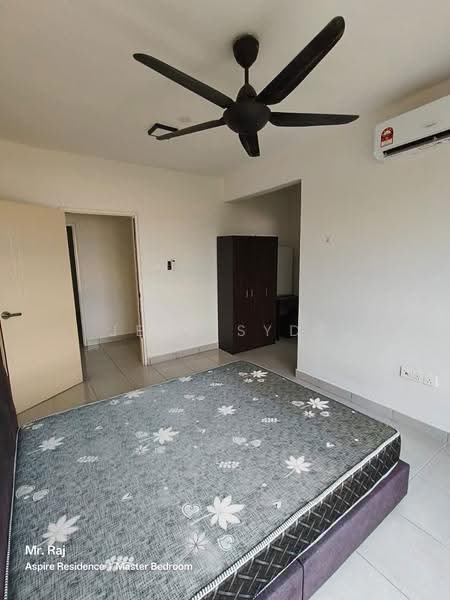 Kondominium untuk Disewa di Aspire Residence - Jeev Syds - Master Bedroom - PropertyGuru.com.my