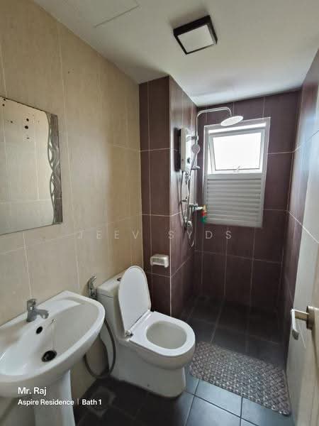 Kondominium untuk Disewa di Aspire Residence - Jeev Syds - Bathroom - PropertyGuru.com.my