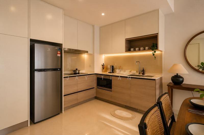 Service Residence for Sale at ViiA Residences - Jay Tian - Kitchen - PropertyGuru.com.my