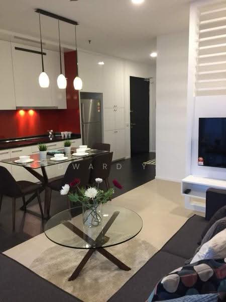 Kediaman Servis untuk Disewa di Arcoris Residences - Edward Yap - Living Room - PropertyGuru.com.my