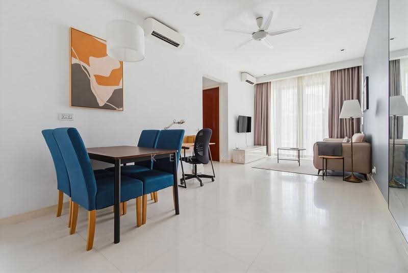 Service Residence for Sale at Marc Residence - Ker KK - Living Room - PropertyGuru.com.my