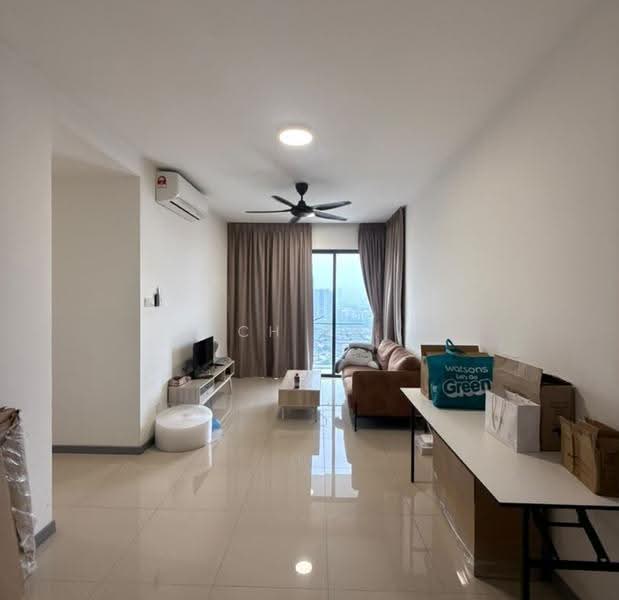 Service Residence for Rent at United Point (Residensi Berpadu) - CH Ng - Living Room - PropertyGuru.com.my