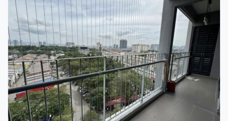 Kediaman Servis untuk Disewa di Fortune Centra - Nic Tan - Balcony - PropertyGuru.com.my