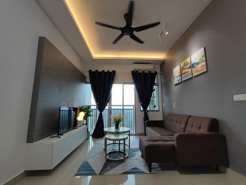 Service Residence for Rent at Meridin Bayvue Serviced Apartment - Queena Thye - Living Room - PropertyGuru.com.my