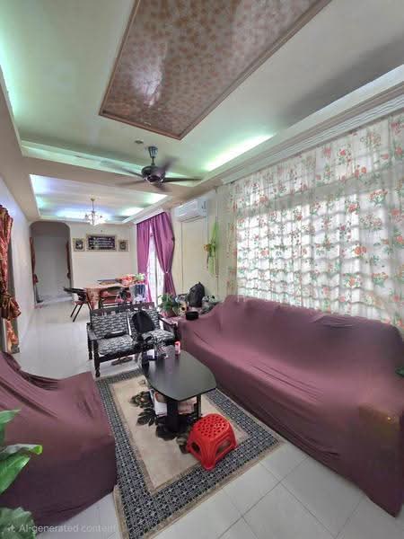 1-storey Terraced House for Sale in Bandar Seri Alam (Masai) - Zack Chow - Living Room - PropertyGuru.com.my