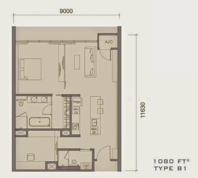 Kediaman Servis untuk Dijual di The Face Suites (Platinum Suites) - Catherine Gan - PropertyGuru.com.my