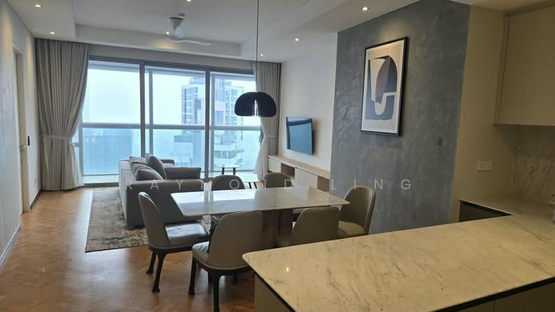 Service Residence for Rent at Southpoint Residences - Raymond Ling - Living Room - PropertyGuru.com.my
