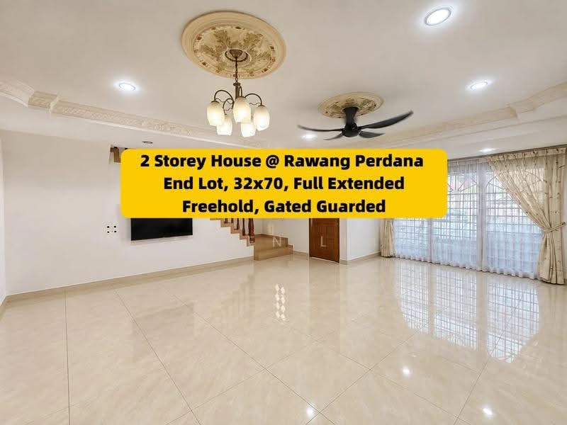 2-storey Terraced House for Sale in Rawang Perdana (Rawang) - Alven Lim - Living Room - PropertyGuru.com.my