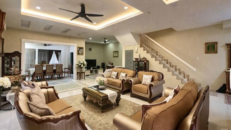 Rumah Berkembar untuk Dijual di Saujana Impian (Kajang) - Aimi Mahirah - Living Room - PropertyGuru.com.my