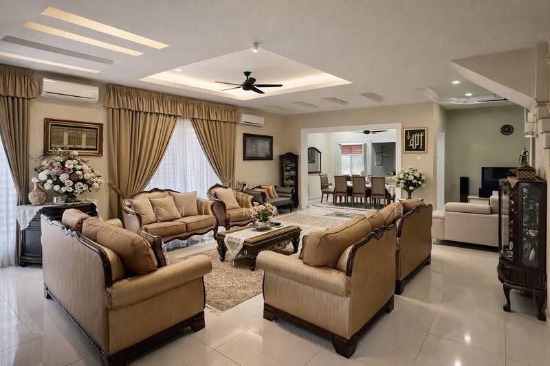 Rumah Berkembar untuk Dijual di Saujana Impian (Kajang) - Aimi Mahirah - Living Room - PropertyGuru.com.my