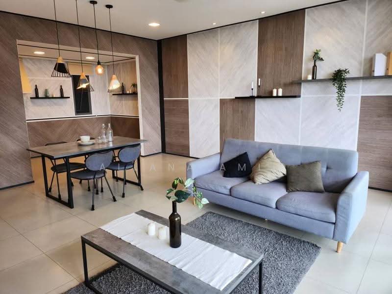 Kondominium untuk Disewa di The Fennel - Allana Amir - Living Room - PropertyGuru.com.my