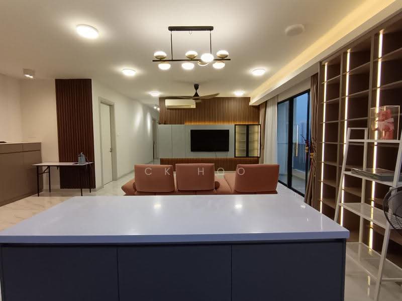 Kondominium untuk Disewa di South Brooks - CK Hoo - Living Room - PropertyGuru.com.my