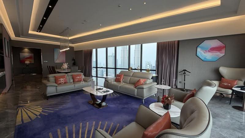 Kediaman Servis untuk Dijual di Imperial Lexis - Sia Yik Kiat - Living Room - PropertyGuru.com.my
