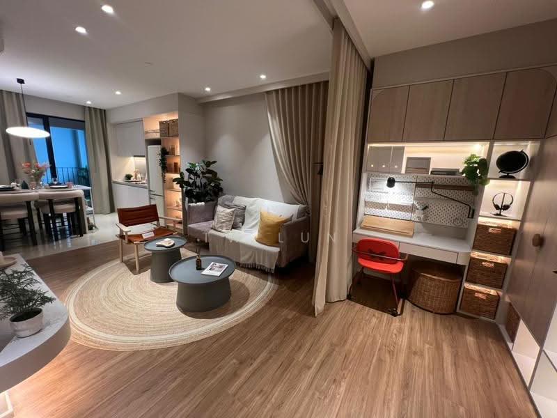 Service Residence for Sale at The Connaught One - Tw Lun - Living Room - PropertyGuru.com.my