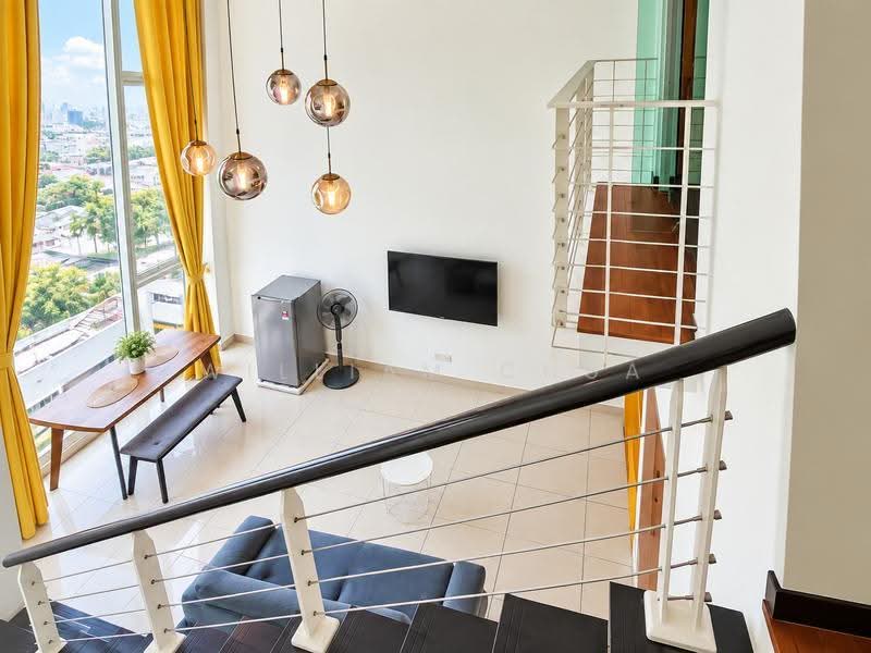 Kediaman Servis untuk Disewa di The Scott Garden SOHO - William Chua - Living Room - PropertyGuru.com.my